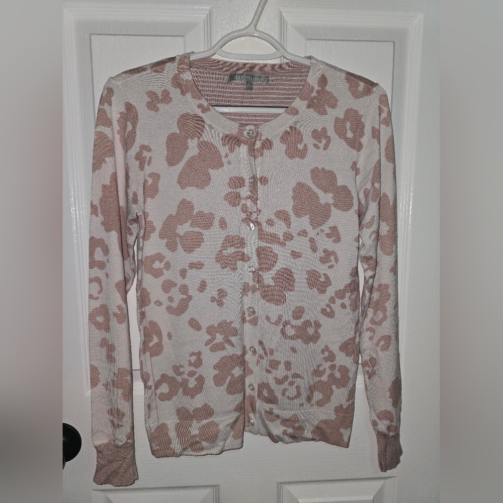Daniel Rainn Blush Floral Cardigan